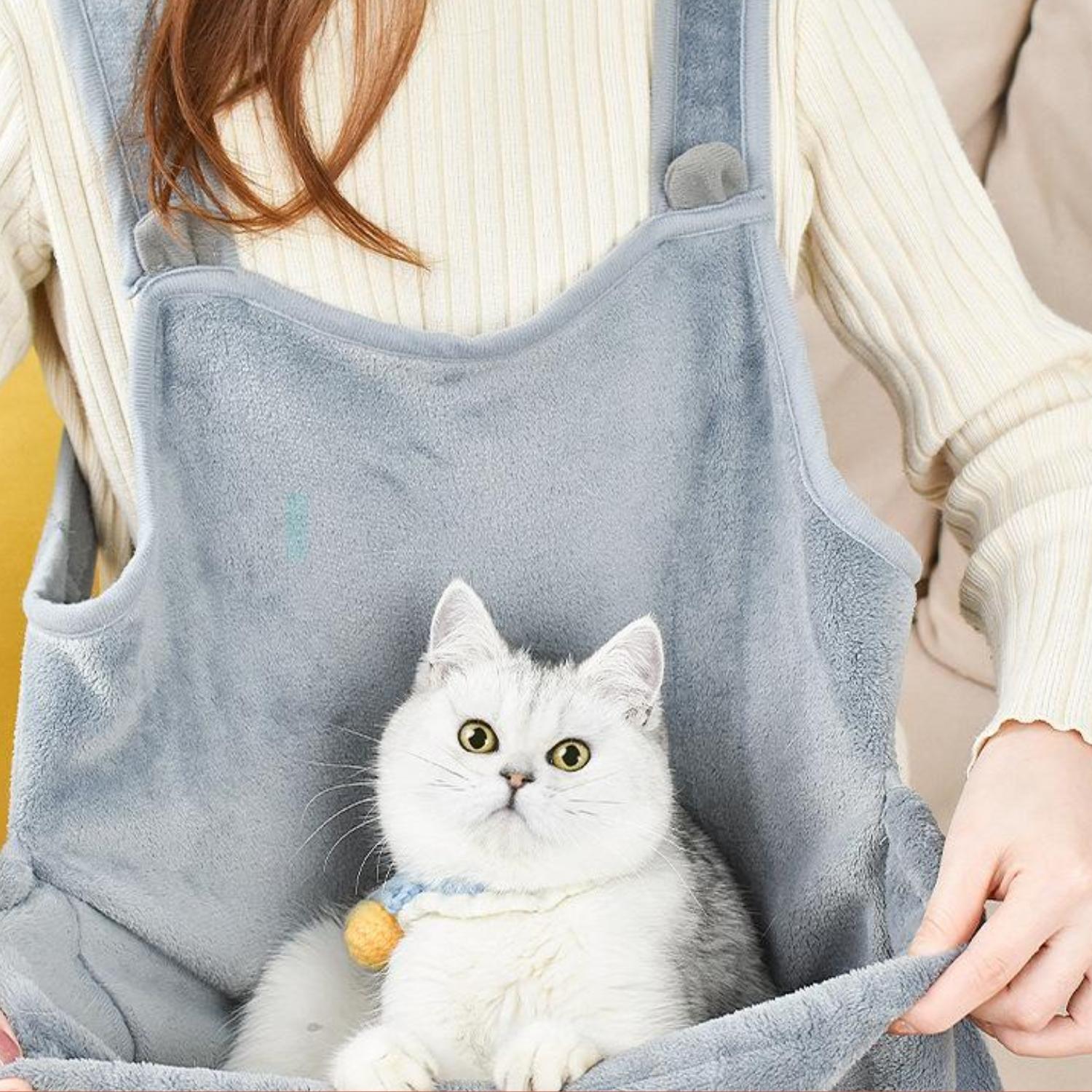 kat haar preventie schort kat comfortabel in schort